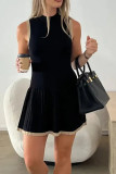 Sleeveless Smocked Tank Dress 