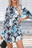 Bohemia Printed Button Up SHirt Dress 