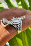 Moonstone Insert Bohemia Ring