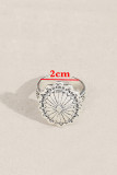 Bohemia Flower Alloy Ring 