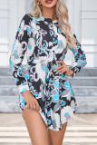 Bohemia Printed Button Up SHirt Dress 