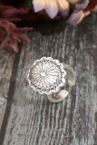 Bohemia Flower Alloy Ring 