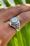 Moonstone Insert Bohemia Ring