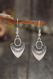 Triangle Shield Shape Earrings 