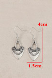 Triangle Shield Shape Earrings 