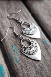 Triangle Shield Shape Earrings 