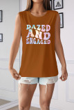 Dazed and Engaged Print Tank Top