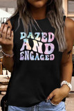 Dazed and Engaged Print Tank Top