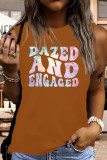 Dazed and Engaged Print Tank Top