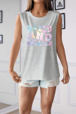 Dazed and Engaged Print Tank Top