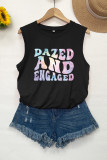 Dazed and Engaged Print Tank Top