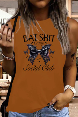 Halloween Bat Shit Crazy Social Club Tank Top