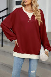 Colorblock Pullover Sweatshirt