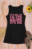 It's Me Hi I’m the Bride It's Me Print Tank Dress