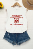 Are You A Smart Fella Or Fart Smella Print Tank Top