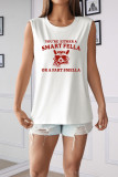 Are You A Smart Fella Or Fart Smella Print Tank Top