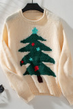 Christmas Tree Design Knitting Sweater