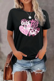 Faith, Hope, Love, Breast Cancer Print Graphic Top