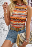 Aztec Sleeveless Tank Top 