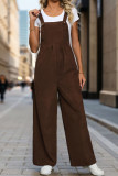 Coffee One Piece Corduroy Overall 