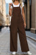 Coffee One Piece Corduroy Overall 