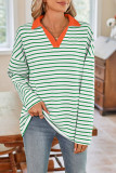 Stripes Long Sleeves Sweatshirt 