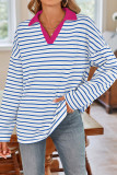 Stripes Long Sleeves Sweatshirt 