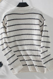 Stripes Knitting Sweater 