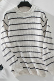 Stripes Knitting Sweater 