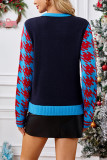 Christmas Sock Jacquard Knitting Sweater 