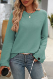 Solid Color Knitting Sweater 