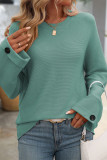 Solid Color Knitting Sweater 