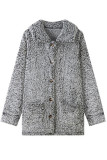 Fleece Button Up Coat 