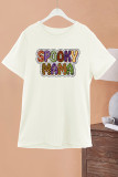 Spooky Mama Halloween Print Graphic Top