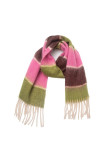 Colorblock Tassel Scarf 