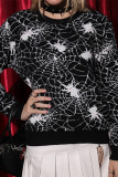 Halloween Spider Knitting Sweater 