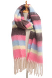 Colorblock Tassel Scarf 