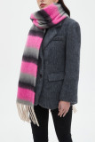 Colorblock Tassel Scarf 