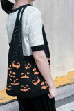 Halloween Knitting Woven Bag 