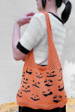 Halloween Knitting Woven Bag 