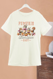 Pumpkin Spice Print Graphic Top