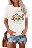 Pumpkin Spice Print Graphic Top