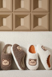 Cute Bear Home Wear Fleece Slipper 