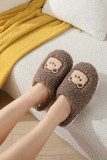 Cute Bear Home Wear Fleece Slipper 