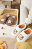 Cute Bear Home Wear Fleece Slipper 