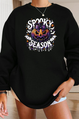 Spooky Season Print Graphic Sweatshirt