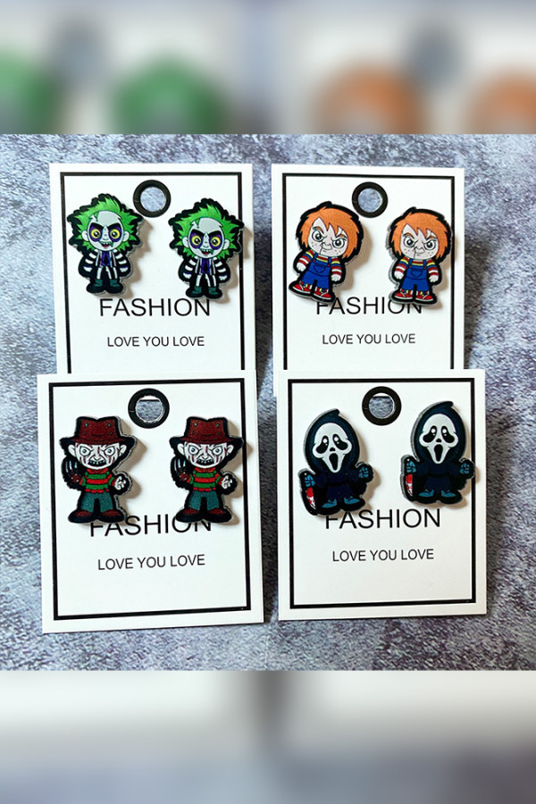 Halloween Scarry Movie Character Earrings