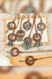 Western Vintage Tassel Turquoise Necklace 