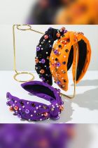 Halloween Rhinestone Hair Clips 