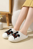 Halloween Design Home Wear Fleece Slipper